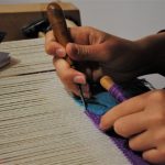 Formation à la tapisserie de basse-lisse, dite aussi d'Aubusson