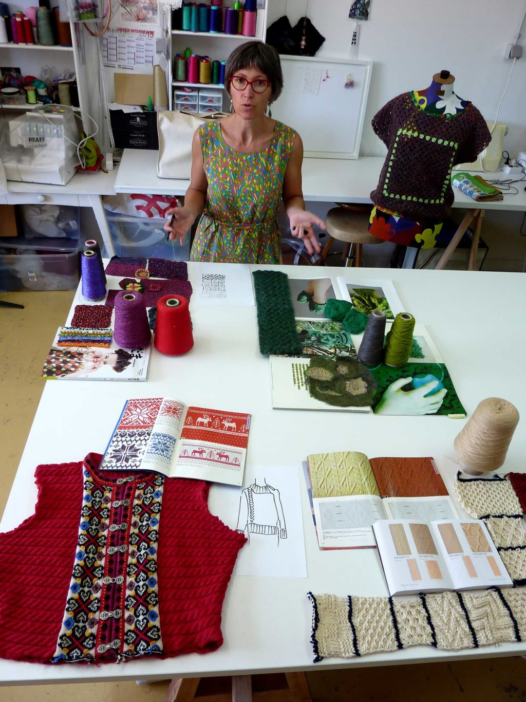 stylisme processus créatif dans les arts appliqués ou le design textile