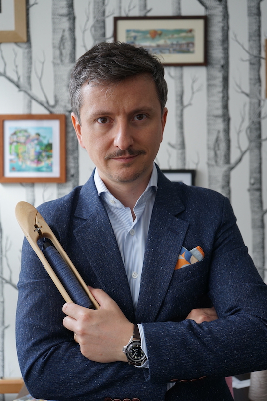 Portrait Mathieu le Traon - In Tweed We Trust - tisserand d'art