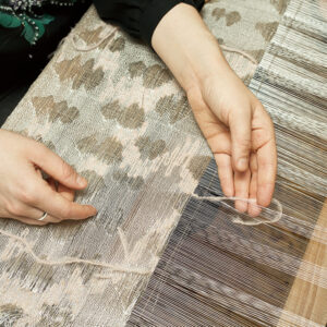 Masterclass Création de matière tissée liée à un langage textile singulier avec Auréline Leblanc