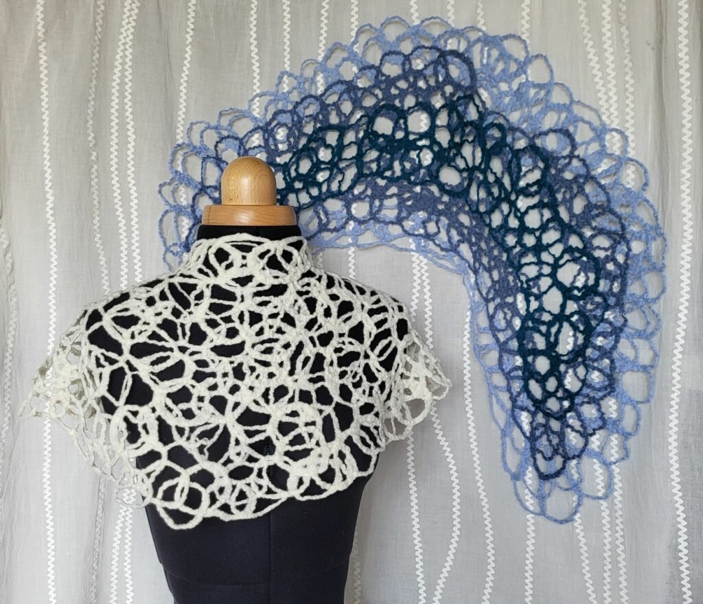 Création en feutre dentelle