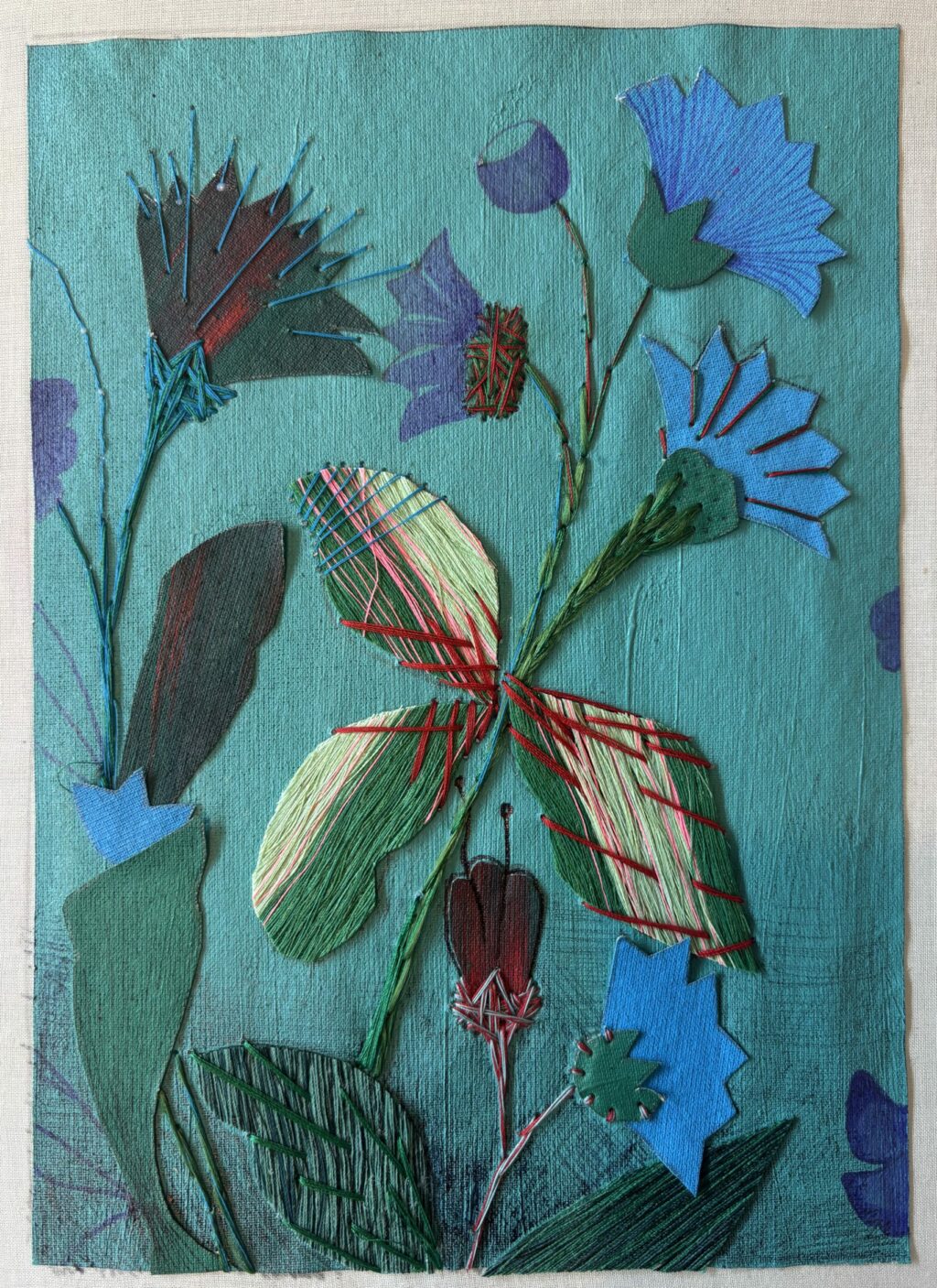 Entre broderie et dessin