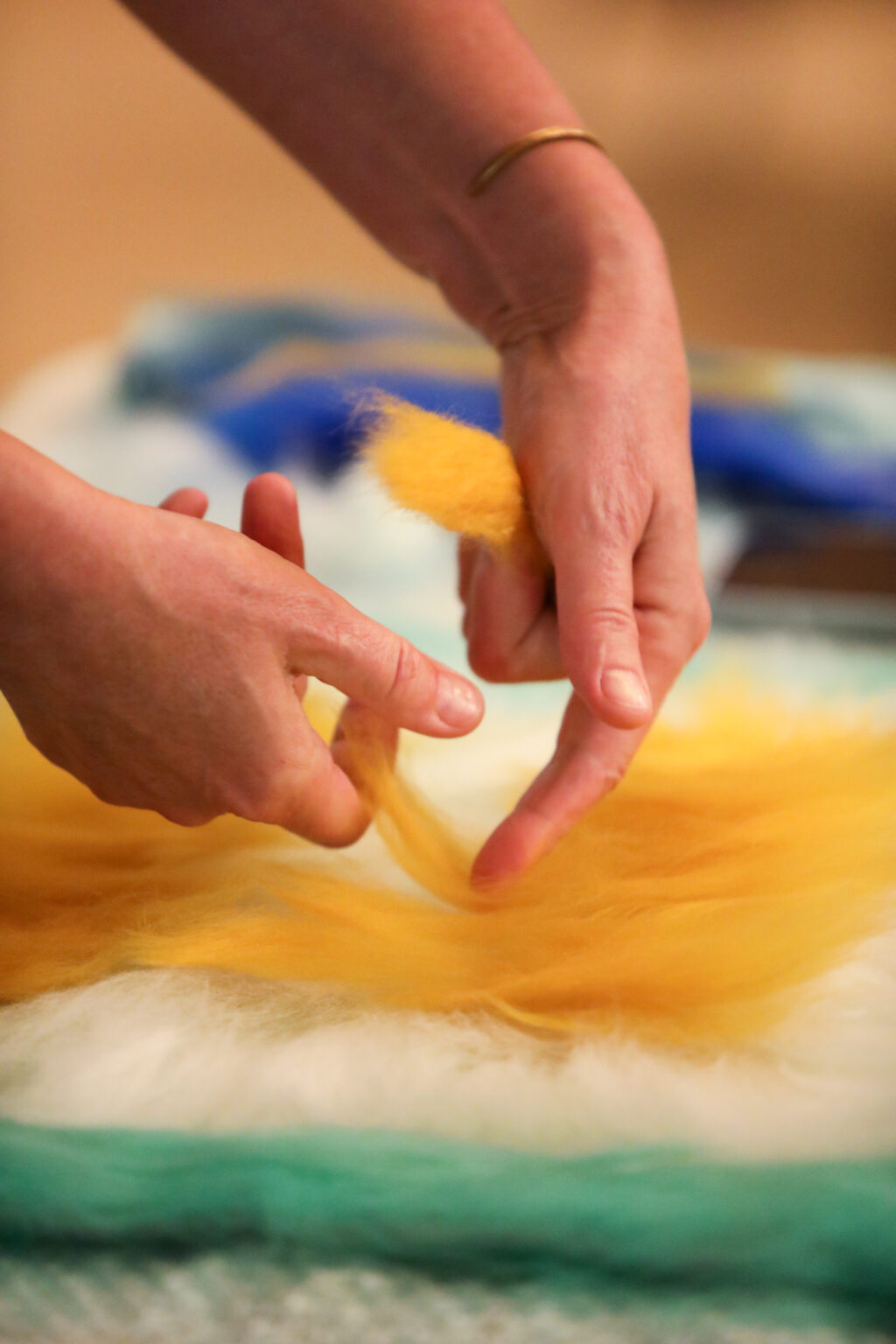 Créer une oeuvre en Nuno Silk