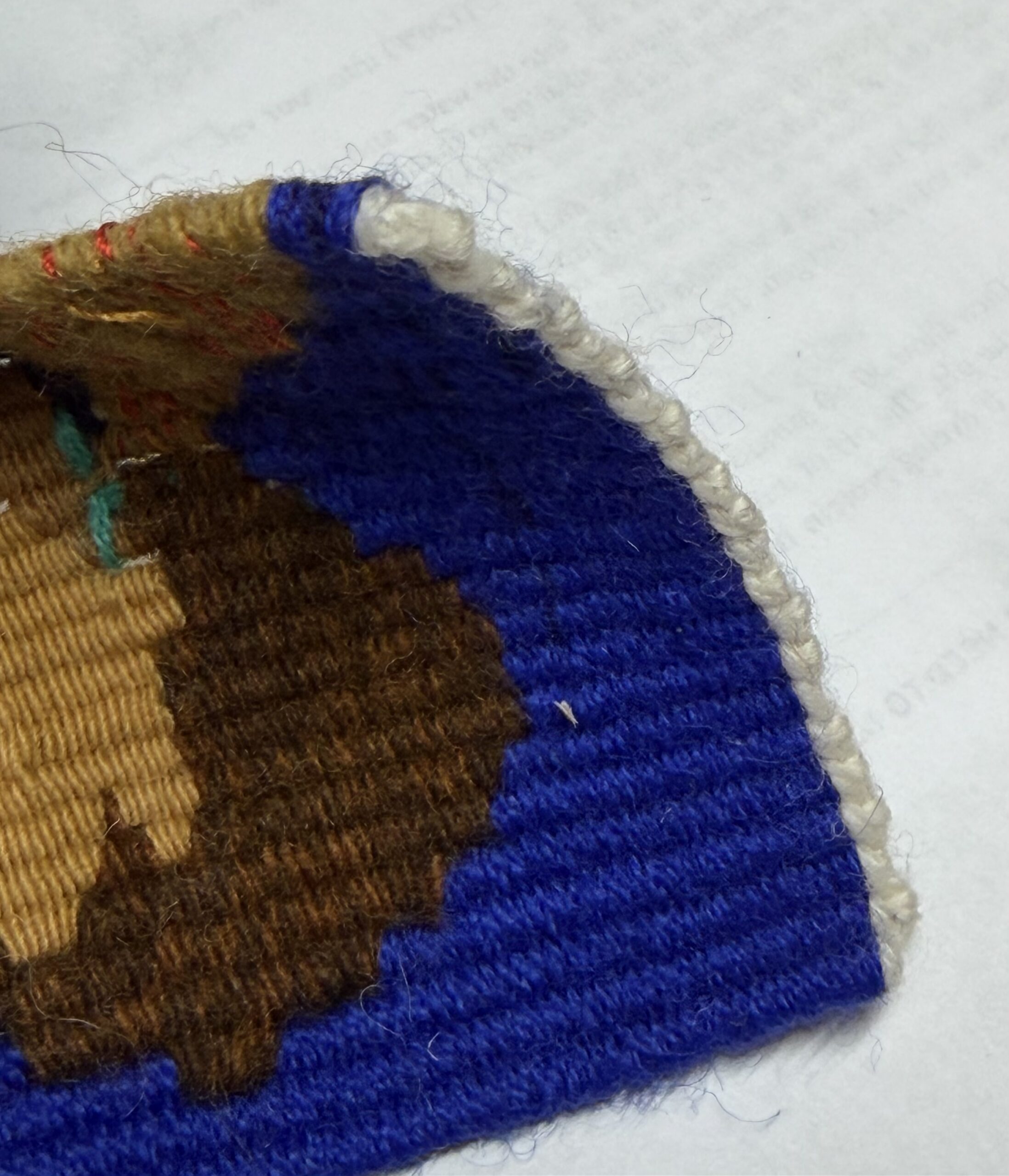 Tissage sans lisières pour pièce ornementale issues des techniques traditionnelles péruviennes